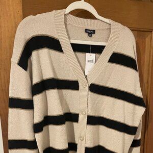 Splended Striped Cardigan